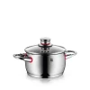 WMF Kochtöpfe|Induktionstöpfe|Quality One Kochtopf mit Deckel, 16 cm