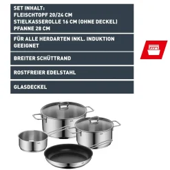 WMF Topfsets|Silit Alicante Kochgeschirr-Set, 4-teilig