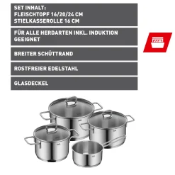 WMF Topfsets|Silit Alicante Topf-Set, 4-teilig