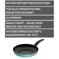WMF Induktionspfannen|Bratpfannen|Silit Belluna Stielpfanne, 28 cm, Grün