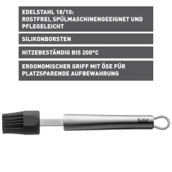 WMF Backutensilien|Silit Classic Line Back-/Marinadenpinsel, 21,5 cm