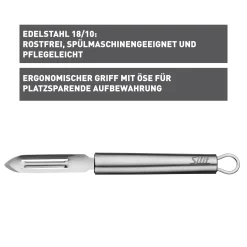 WMF Küchenutensilien|Schälmesser|Silit Classic Line Gemüseschäler, 19 cm