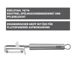 WMF Küchenutensilien|Weitere Küchenmesser|Silit Classic Line Gemüseschäler, 19 cm