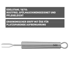 WMF Küchenutensilien|Silit Classic Line Pellkartoffelgabel, 17 cm