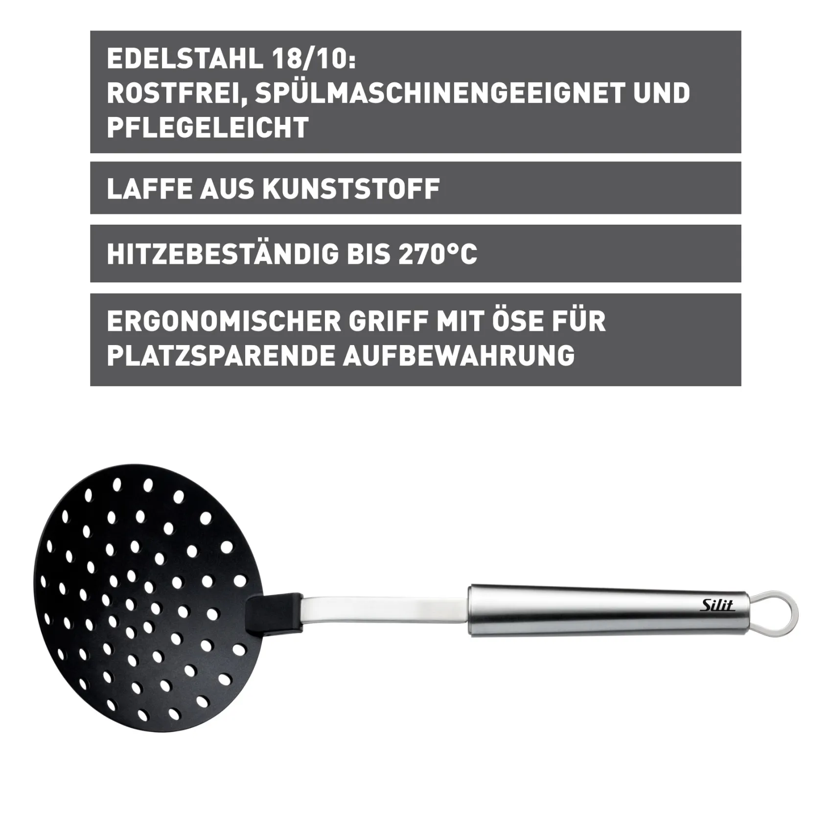 WMF Kochlöffel|Silit Classic Line Schaumlöffel, 33 cm