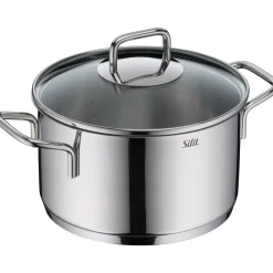 WMF Kochtöpfe|Silit Extra Cook Kochtopf 20 cm mit Glasdeckel