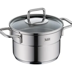 WMF Kochtöpfe|Silit Extra Cook Mini-Kochtopf 14 cm mit Glasdeckel