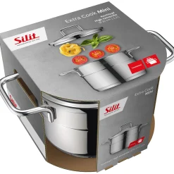 WMF Kochtöpfe|Silit Extra Cook Mini-Kochtopf 14 cm mit Glasdeckel