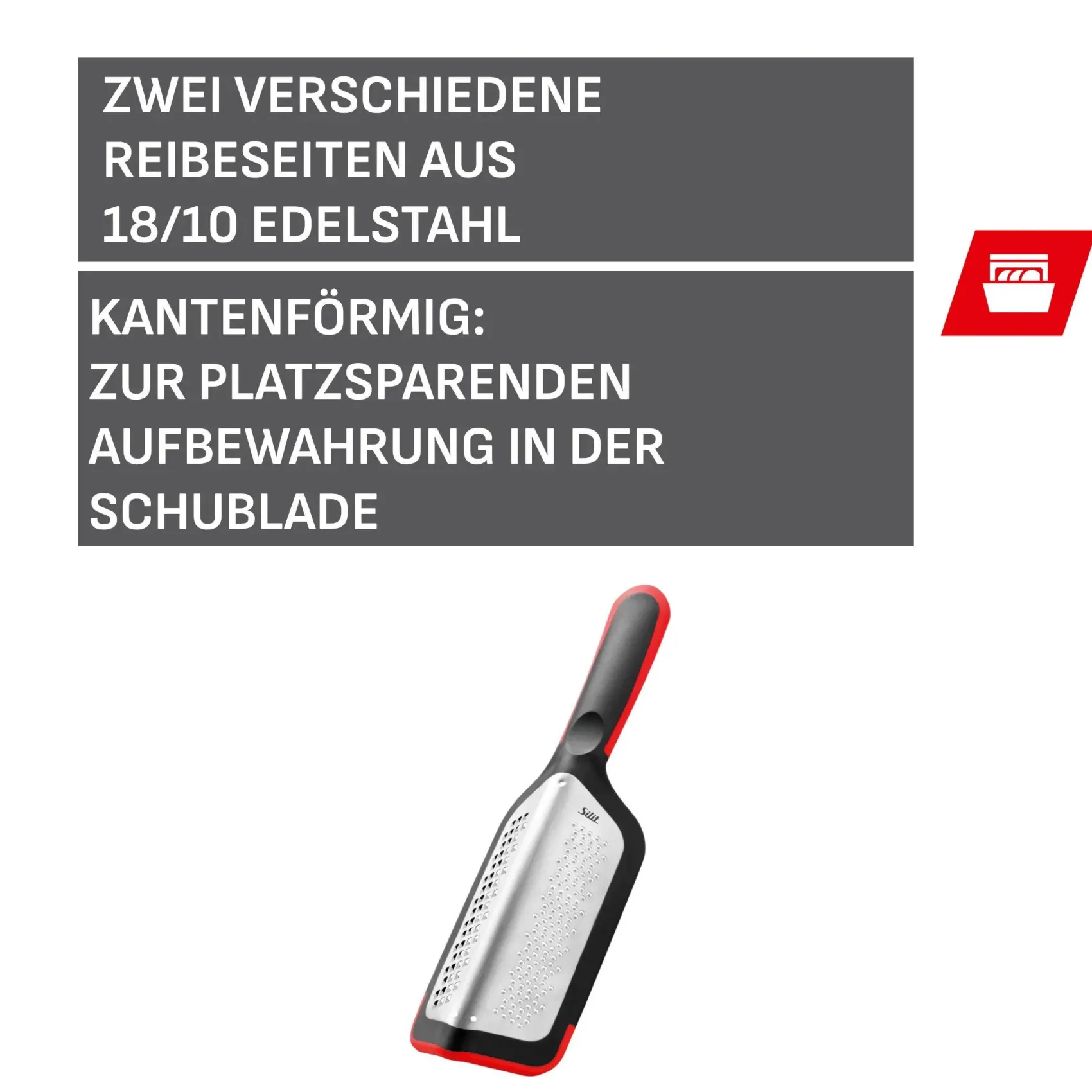 WMF Küchenutensilien|Silit GrateCut 2-in-1 Reibe