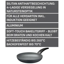 WMF Induktionspfannen|Bratpfannen|Silit Montano Stielpfanne, 24 cm