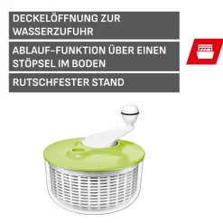WMF Schüsseln|Silit Salatschleuder, Grün