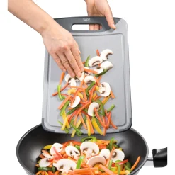 WMF Schneidebretter|Silit Schneidebrett, Grau, 38 x 25 cm