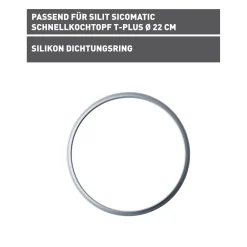 WMF Zubehör Töpfe|Silit Sicomatic Silikondichtring, 22 cm