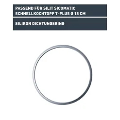 WMF Zubehör Töpfe|Silit Sicomatic Silikondichtring, 18 cm