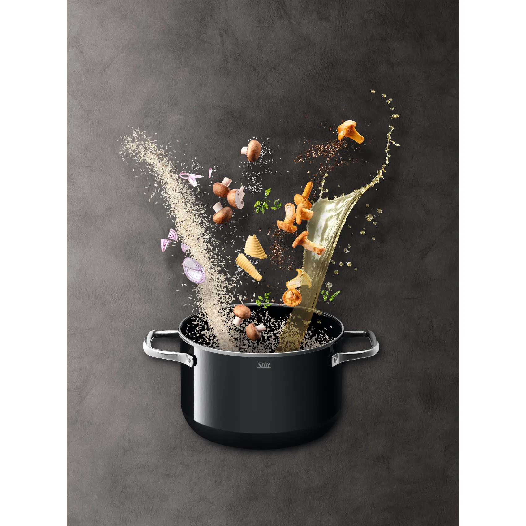WMF Topfsets|Silit Silargan® Elegance Topf-Set, 4-teilig, Black