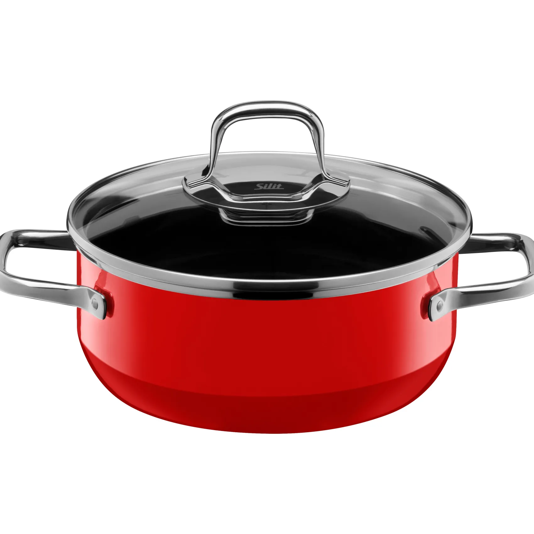 WMF Topfsets|Silit Silargan® Elegance Topf-Set, 4-teilig, Red