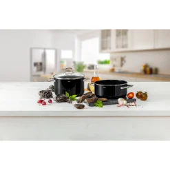 WMF Topfsets|Silit Silargan® Elegance Topf-Set, 4-teilig, Red