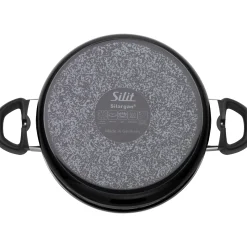 WMF Bratentöpfe|Silit Silargan® Modesto Bratentopf mit Deckel, 24 cm, Black