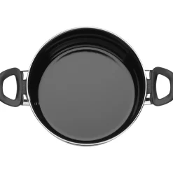 WMF Bratentöpfe|Silit Silargan® Modesto Bratentopf mit Deckel, 24 cm, Black