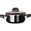 WMF Bratentöpfe|Silit Silargan® Modesto Bratentopf mit Deckel, 20 cm, Black