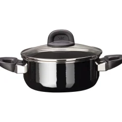 WMF Bratentöpfe|Silit Silargan® Modesto Bratentopf mit Deckel, 20 cm, Black