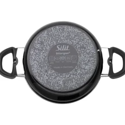 WMF Bratentöpfe|Silit Silargan® Modesto Bratentopf mit Deckel, 20 cm, Black
