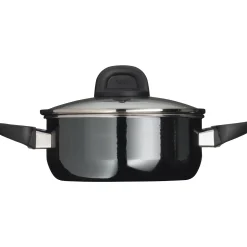 WMF Bratentöpfe|Silit Silargan® Modesto Bratentopf mit Deckel, 20 cm, Black