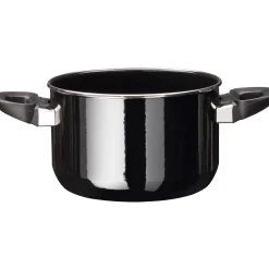 WMF Kochtöpfe|Induktionstöpfe|Silit Silargan® Modesto Kochtopf mit Deckel, 20 cm, Black
