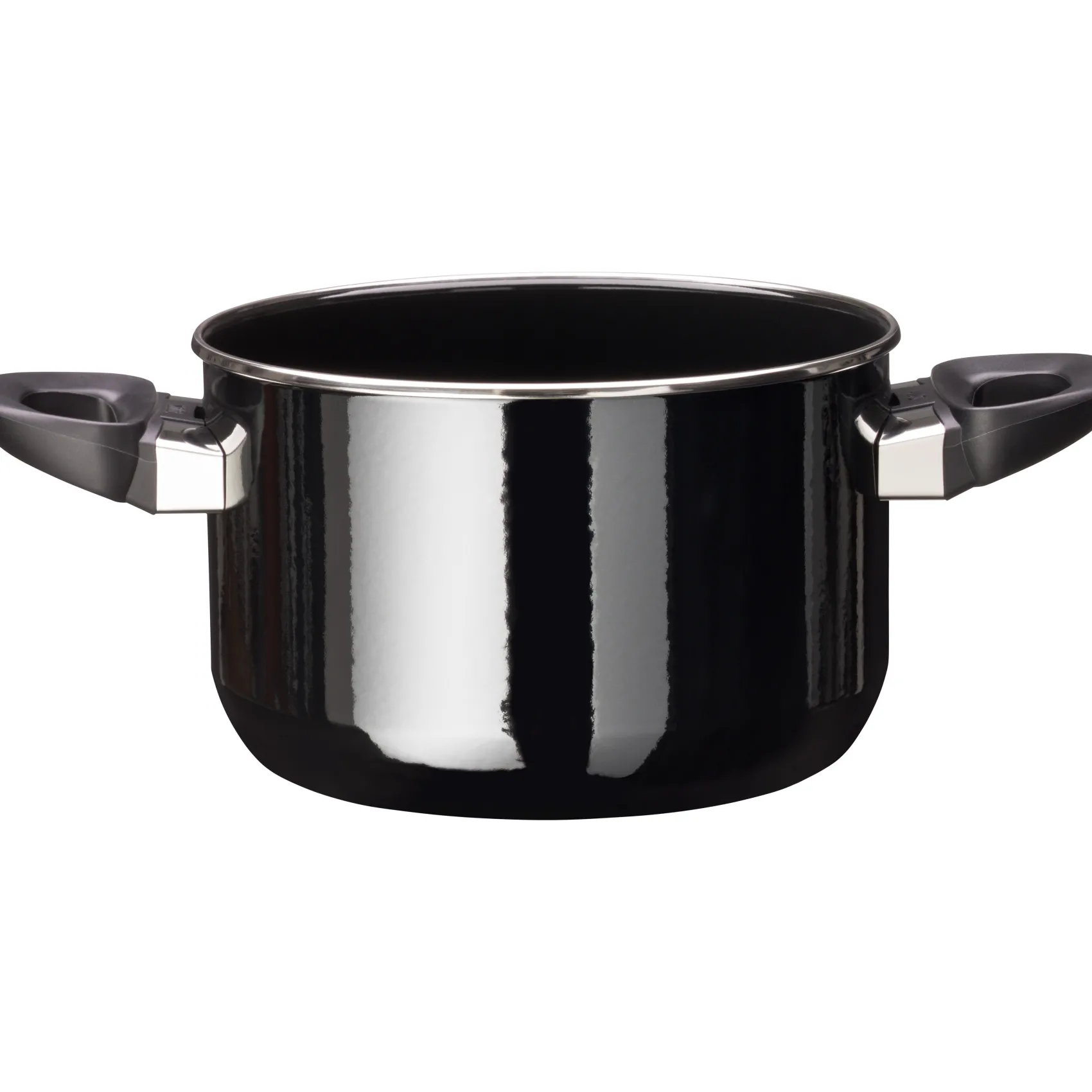 WMF Kochtöpfe|Induktionstöpfe|Silit Silargan® Modesto Kochtopf mit Deckel, 20 cm, Black