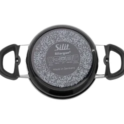 WMF Induktionstöpfe|Kochtöpfe|Silit Silargan® Modesto Kochtopf mit Deckel, 16 cm, Black