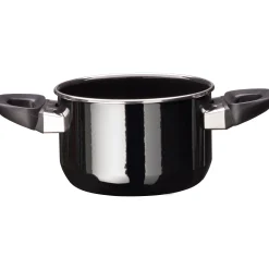 WMF Induktionstöpfe|Kochtöpfe|Silit Silargan® Modesto Kochtopf mit Deckel, 16 cm, Black