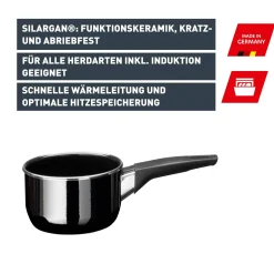 WMF Stielkasserollen|Silit Silargan® Modesto Stielkasserolle, 16 cm, Black