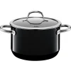 WMF Kochtöpfe|Induktionstöpfe|Silit Silargan® Passion Kochtopf mit Deckel, 20 cm, Black