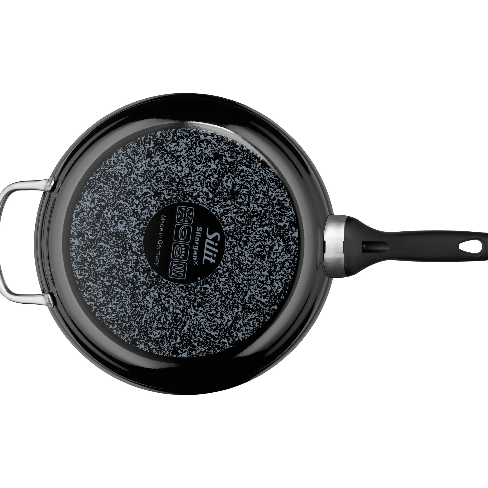 WMF Induktionspfannen|Silit Silargan® Professional Stielpfanne hoch, 28 cm, Black