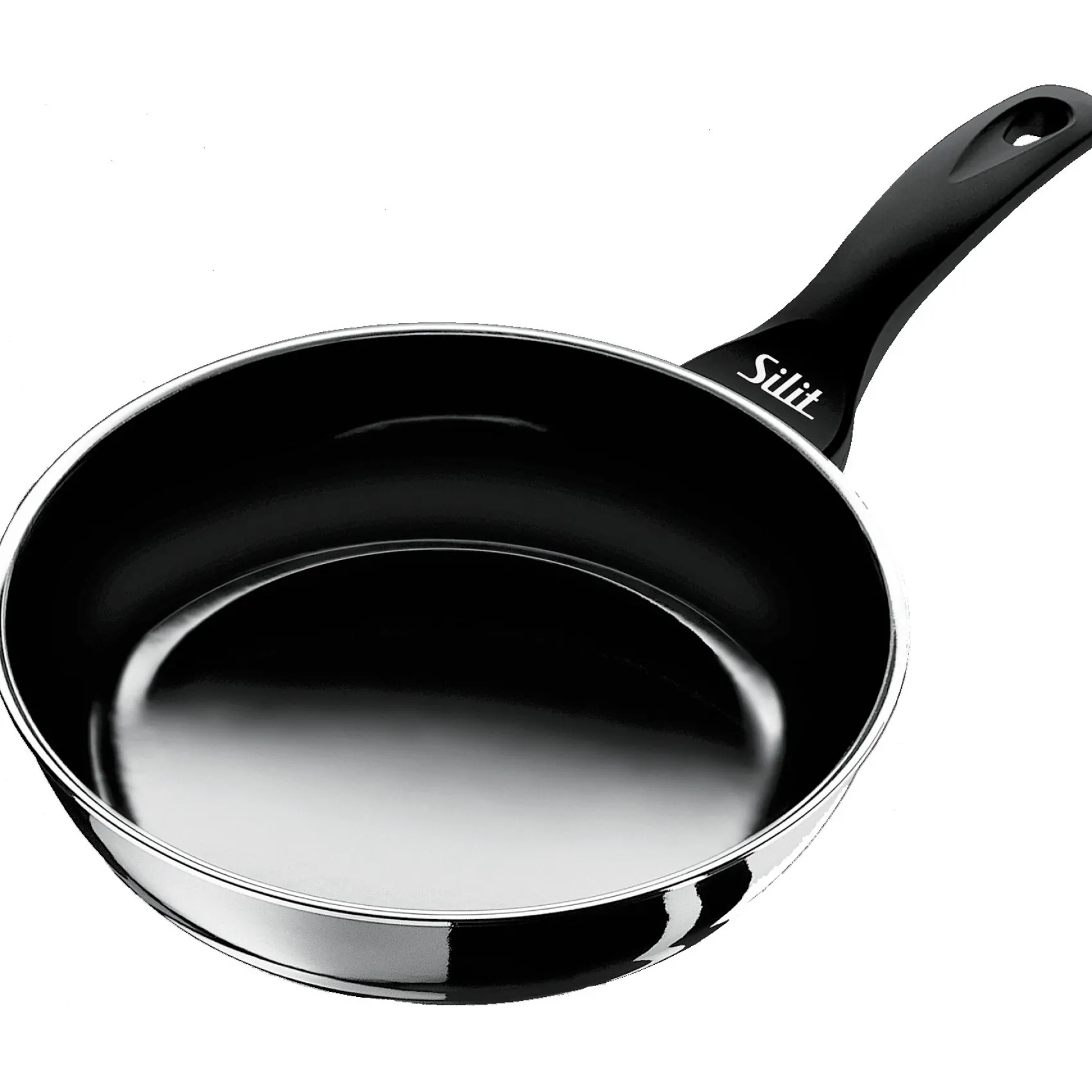 WMF Induktionspfannen|Bratpfannen|Silit Silargan® Professional Stielpfanne hoch, 20 cm, Black