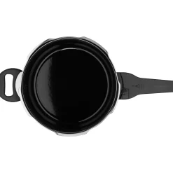 WMF Schnellkochtöpfe|Induktionstöpfe|Silit Silargan® Sicomatic t-Plus Schnellkochtopf, 22 cm, 4,5 l, Black