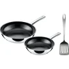 WMF Küchenutensilien|Induktionspfannen|Silit Talis Pfannen-Set mit Pfannenwender, 20 & 24 cm