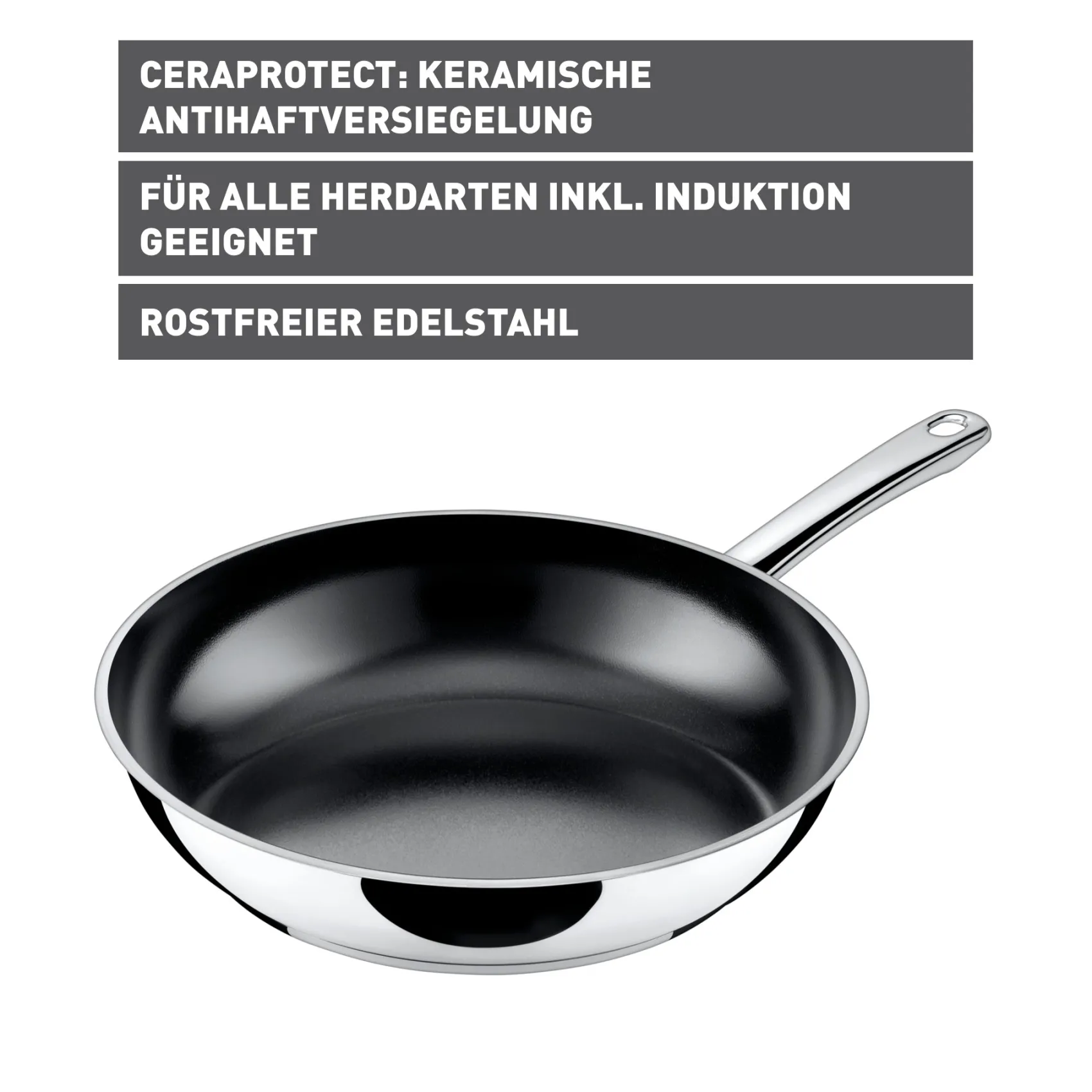 WMF Induktionspfannen|Bratpfannen|Silit Talis Stielpfanne, 20 cm