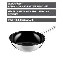 WMF Induktionspfannen|Woks|Silit Wuhan Wok-Pfanne, 28 cm