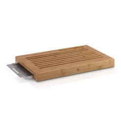 WMF Schneidebretter|Smart Storage Brotschneidebrett mit Auffangschale Schneidebrett, 44 x 27 cm