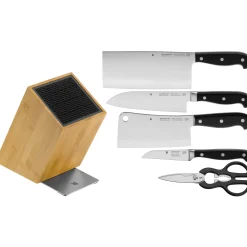 WMF Messerblöcke|Messersets|Spitzenklasse Plus Messer-Vorteils-Set* mit FlexTec Messerblock für die asiatische Küche, 6-teilig