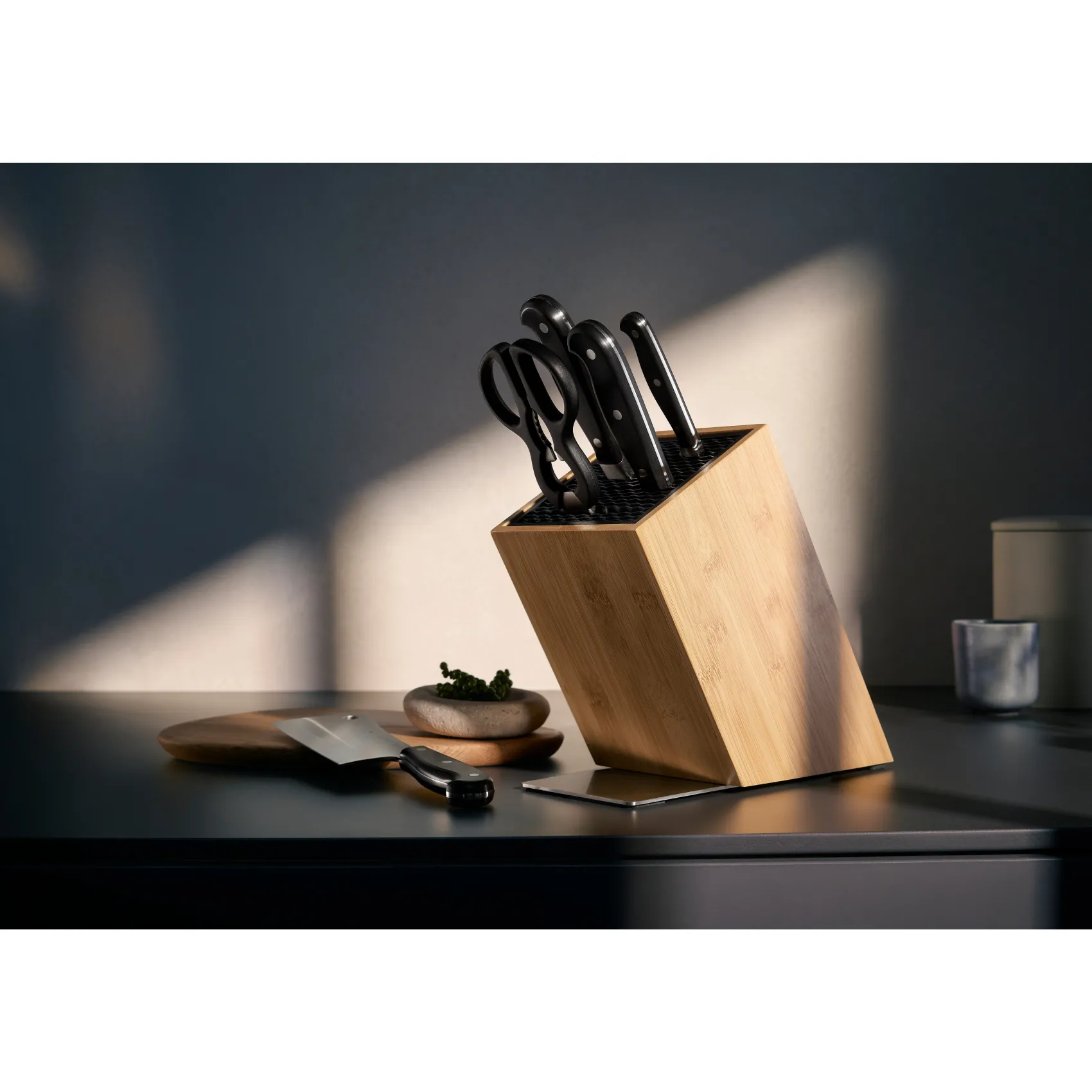 WMF Messerblöcke|Messersets|Spitzenklasse Plus Messer-Vorteils-Set* mit FlexTec Messerblock für die asiatische Küche, 6-teilig