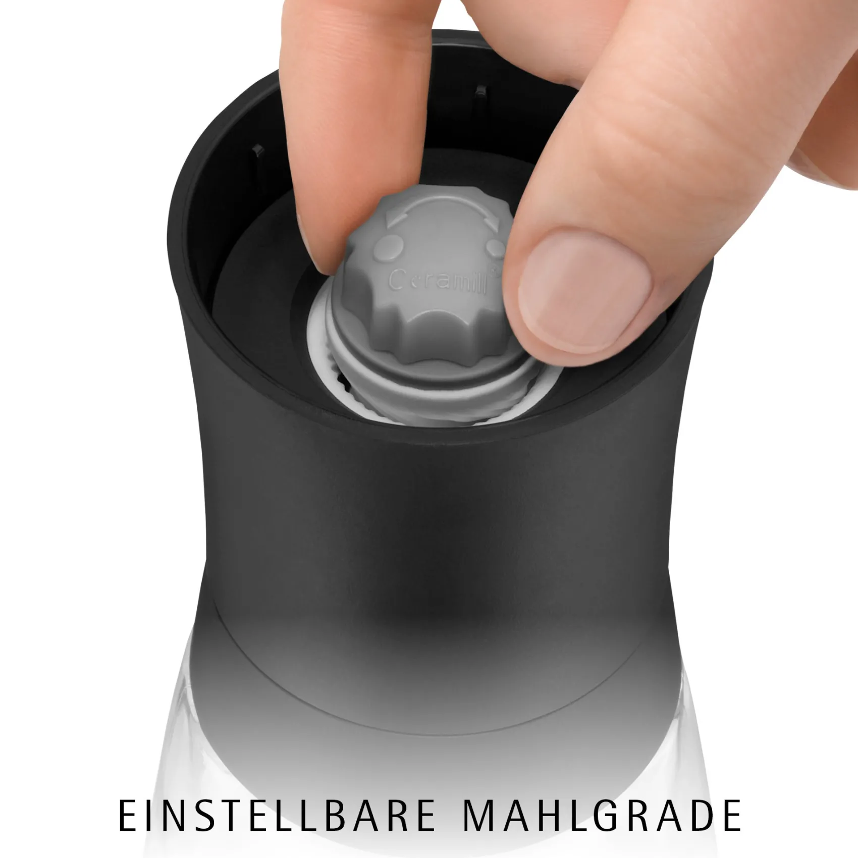 WMF Salz- & Pfeffermühlen|Gewürzmühlen|Trend Gewürzmühle, Schwarz