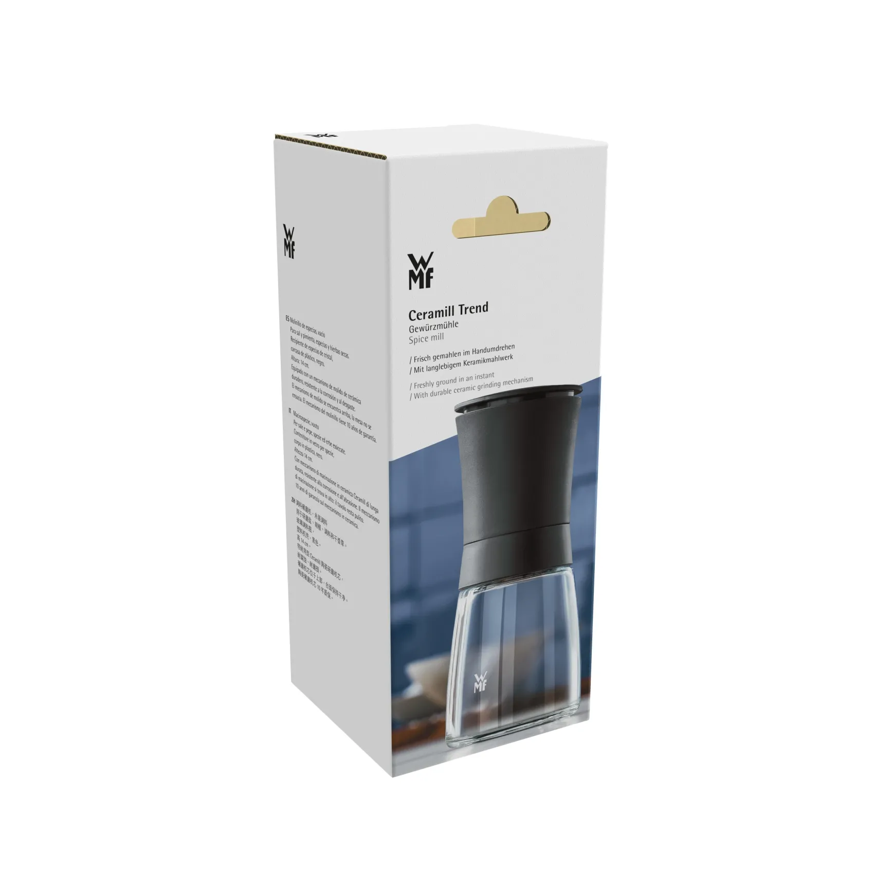 WMF Salz- & Pfeffermühlen|Gewürzmühlen|Trend Gewürzmühle, Schwarz