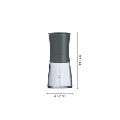 WMF Salz- & Pfeffermühlen|Gewürzmühlen|Trend Gewürzmühlen-Set, 2-teilig, grau