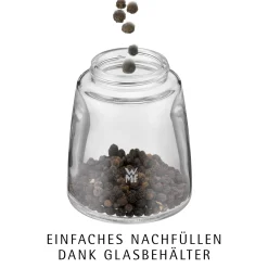 WMF Salz- & Pfeffermühlen|Gewürzmühlen|Trend Gewürzmühlen-Set, 2-teilig, grau