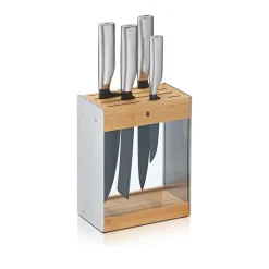 WMF Messersets|Messerblöcke|Ultimate Black Messer-Set mit Messerblock, 5-teilig