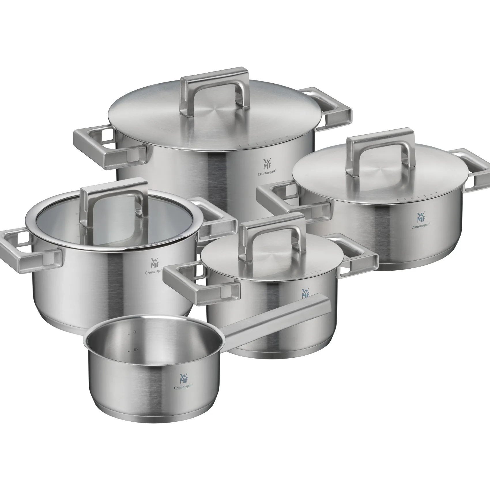 WMF Induktionstöpfe|Topfsets|Ultimate Cool+ Topf-Set, 5-teilig