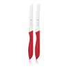 WMF Weitere Küchenmesser|Käsemesser|Vespermesser-Set, 2-teilig, Rot