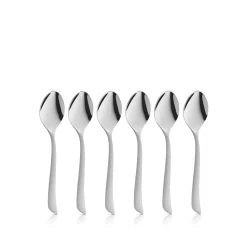 WMF Löffel|Virginia Espressolöffel-Set, 6 Stück, Cromargan protect®